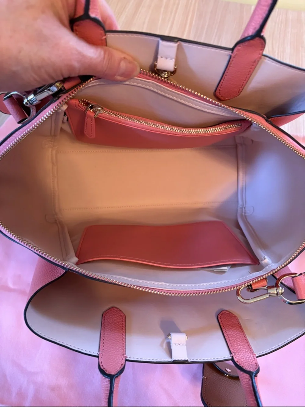 Kate Spade Avenue medium satchel garden rose K6534 NWT with storage bag